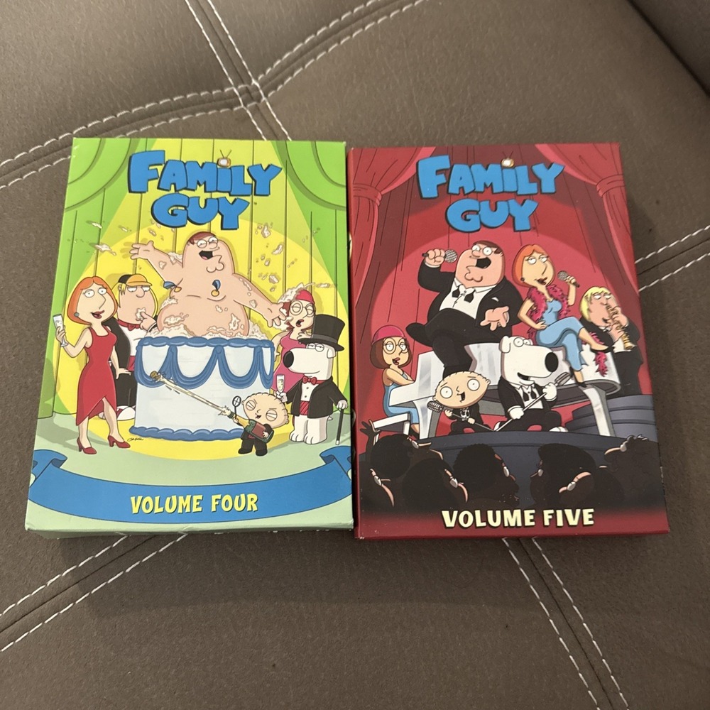 Family Guy DVD Volume 4,5 TV Series Box Set LOT